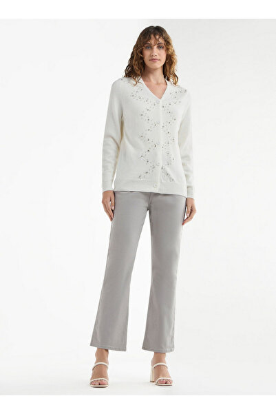 FAV Embellished Button Through Cardigan With Long Sleeves