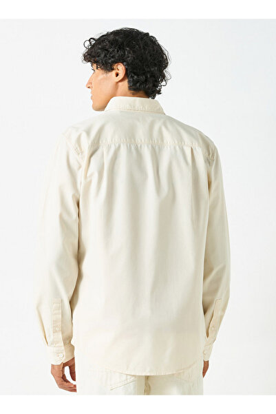 Lee Cooper Solid Shirt with Pocket and Long Sleeves