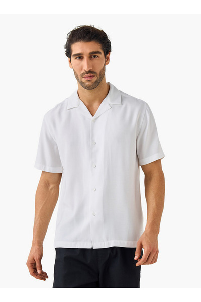 FAV قميص منتجع مريح بياقة