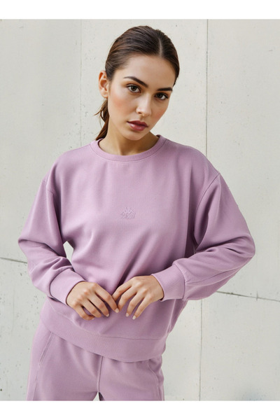 Kappa Women Regular Fit Ribbed Sweatshirt