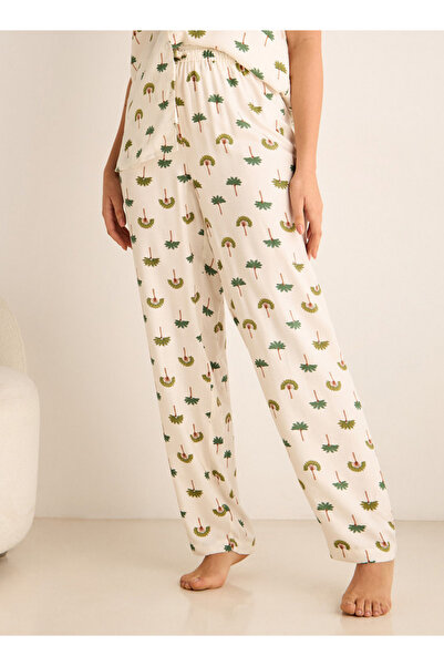 FAV Floral Print Short Sleeves Shirt and Pyjama Set