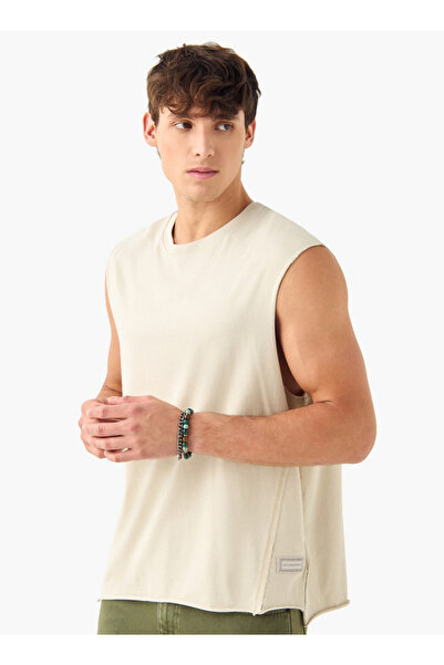 Lee Cooper Oversized Sleeveless T-shirt With Crew Neck
