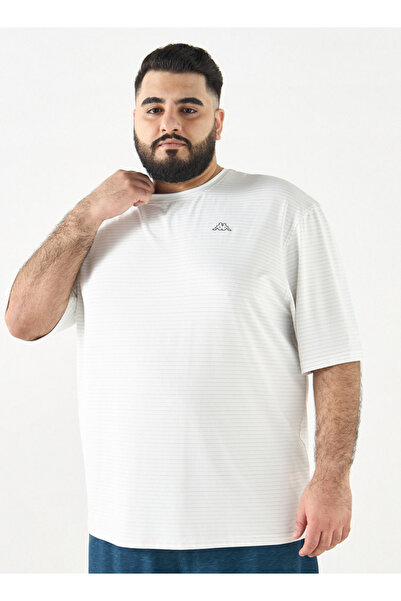 Kappa Textured T-shirt with Short Sleeves and Crew Neck