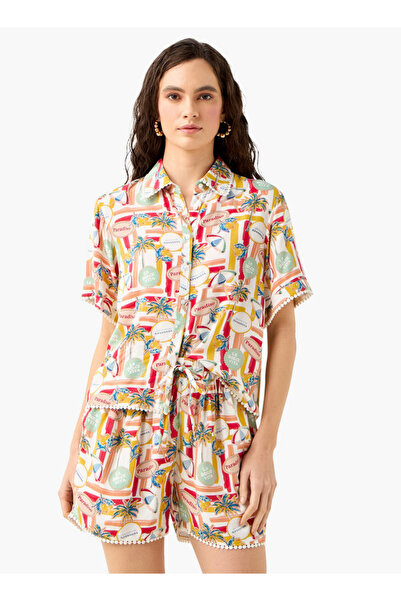 FAV طقم قميص وشورت مطبوع