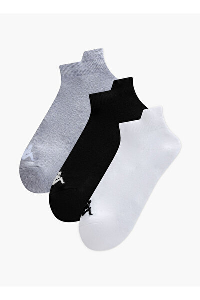 Kappa مجموعة من 3 جوارب بطول الكاحل بطبعة شعار