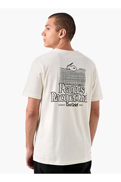 FAV Peanuts Print T-shirt with Crew Neck