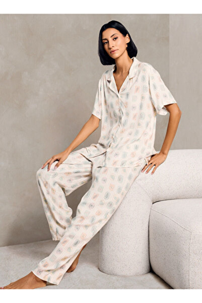 FAV طقم قميص مطبوع مع بيجامة