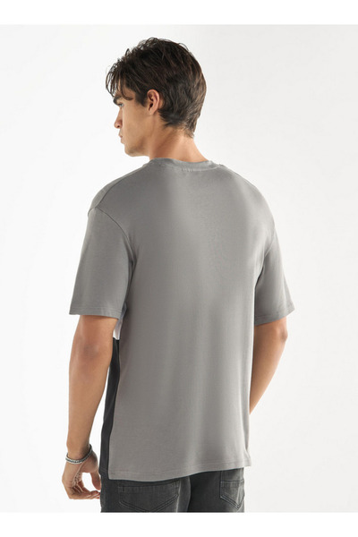 FAV Starter Logo Print T-shirt with Short Sleeves and Crew Neck