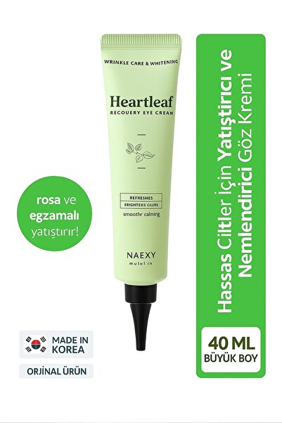 NAEXY Kore Hassas Ciltler Için Yatıştırıcı Nemlendirici Göz Bakım Kremi Kore ...
