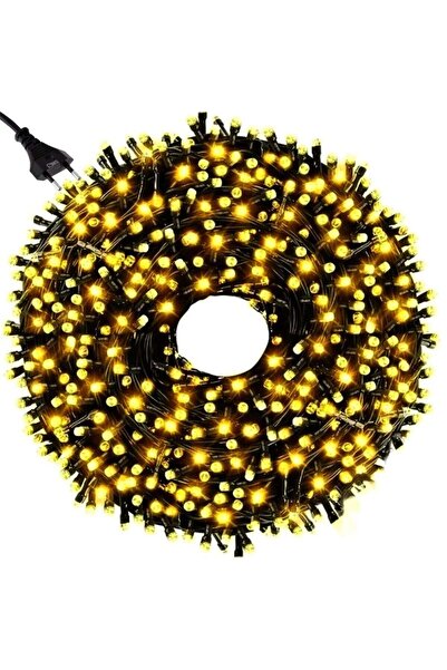 SIKS Instalație liniară de Crăciun, 30 de metri, 400 de LED-uri, cu 8 efecte ...