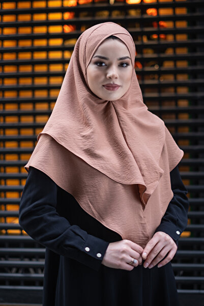 HÜRREM BONE Praktični gotovi hidžab šal za pseće usta Pamuk Jazz tkanina Dvos...