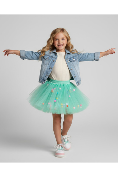 By Piera Pompom Tutu Skirt 6638