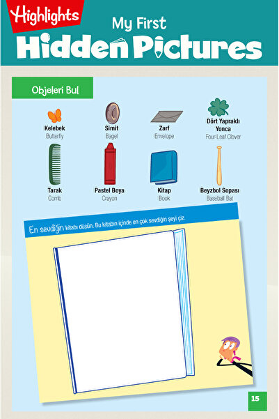 Dikkat Atölyesi Yayınları Highlights My First Hidden Pictures Set of 4