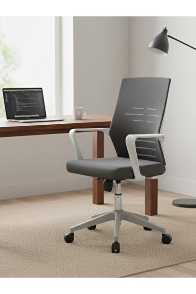 Bec4 Comfortable mesh swivel office chair with back support (Mesh)