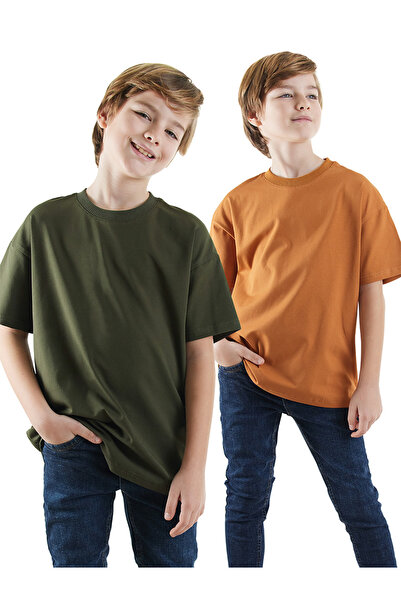 Denokids Μπλουζάκι Boy's Basic Oversize 2 Pack
