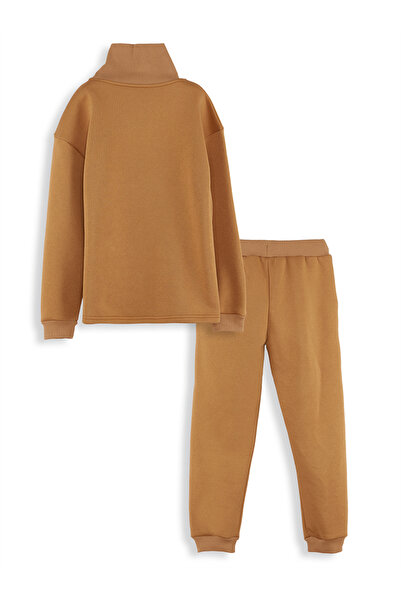 Denokids Stay Cool Oversize Boy's Mustard Tracksuit Set