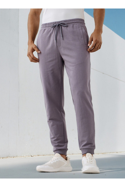 Adot بنطال رياضي أساسي مع سحّاب