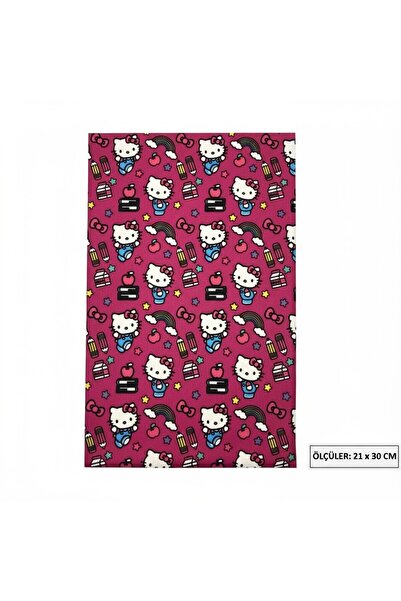 KumaşEvi Штучна шкіра з клейким Hello Kitty - коробка, чохол, гаманець, брело...