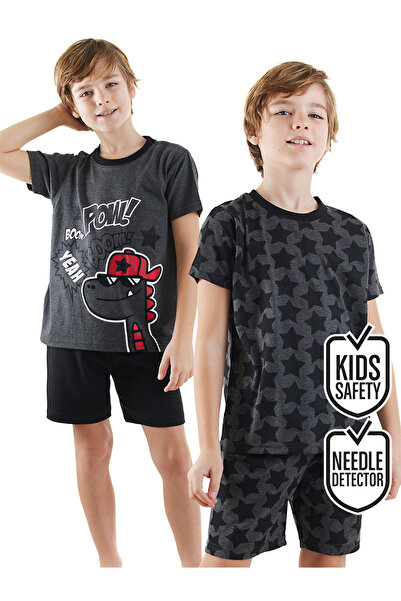 Denokids Starry Dino Boy's 2-Piece Pajama Set