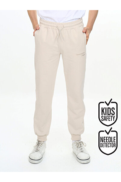 Denokids Boy's Stone Color Sweatpants