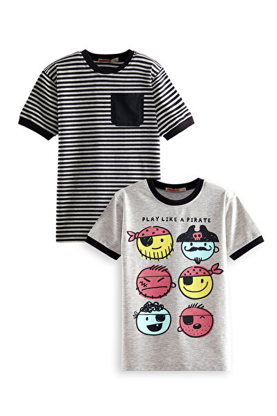 Denokids Μπλουζάκι Pirate Boy's 2 Pack