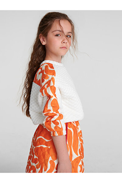 SheShe Σετ μπλούζα και καπιτονέ φούστα