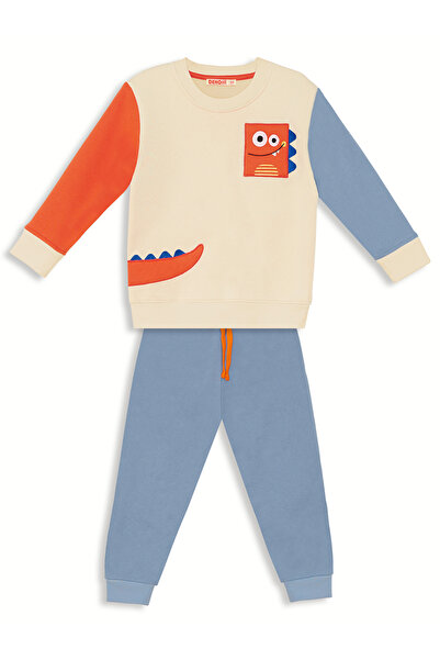 Denokids Set de trening colorat cu dinozaur pentru băiat