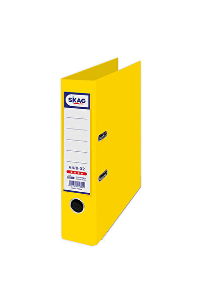 Skag PP A4 8 cm yellow biblioraft