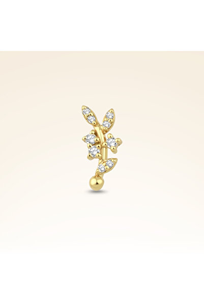 Pare Pırlanta 0,05 Karat Pırlanta Taşlı Piercing - P0004085