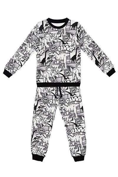 MSHB&G Σετ φόρμες Dino για αγόρια StripEd