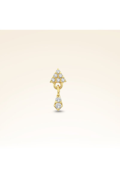 Pare Pırlanta 0,03 Karat Pırlanta Tragus Piercing