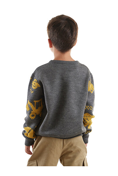 MSHB&G Construction Vehicles Boy Sweater
