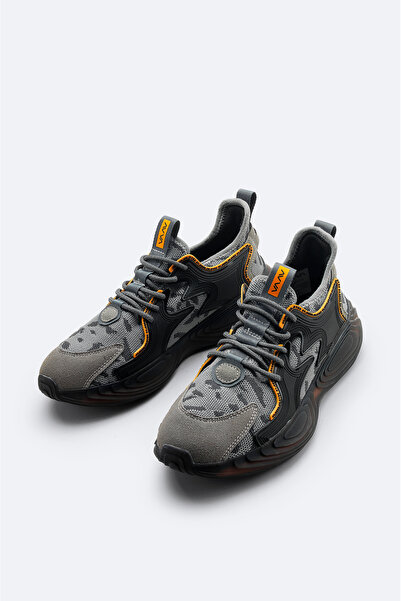 Avva Ανδρικό πάνινο παπούτσι με εύκαμπτη σόλα σε γκρι χρώμα A32y8003