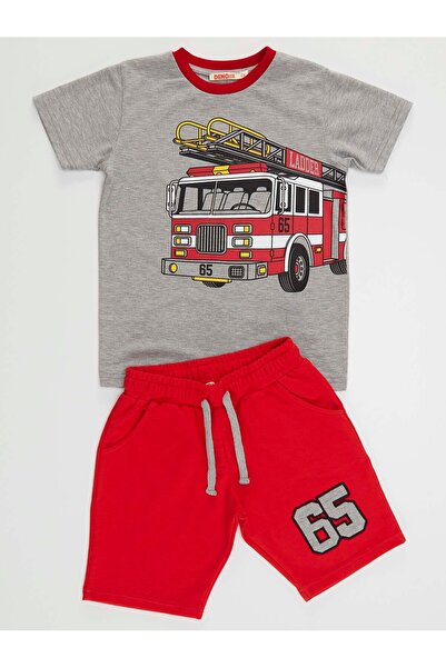 MSHB&G Firefighter Boy T-shirt Shorts Set