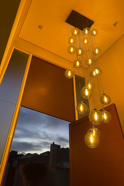 VENON 21 Sarkıtlı LOFT Tarz 35X70 Cm Tepsi Galeri Boşluğu Modern Avize BAL Gl...