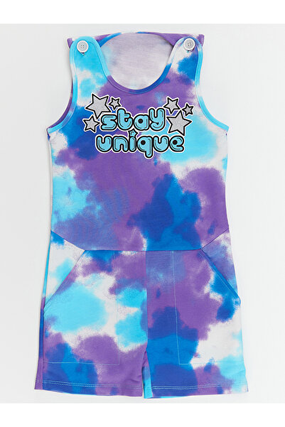 MSHB&G Stay Tie-Dye Patterned Girl's Jumpsuit