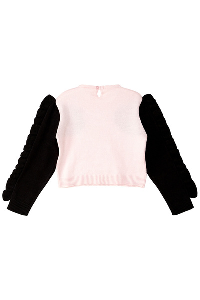 MSHB&G Swan Girl's Sequin Embroidered Knitwear Sweater