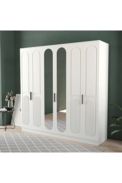 Teen & Bright DERİN 6 KAPAKLI EKO GARDIROP - MDF KAPAK