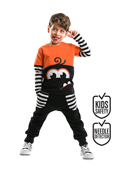 Denokids Комплект анцуг на райе за момче