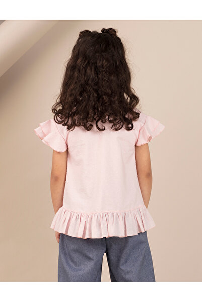 Ollie&Olla Ροζ Nope κοριτσίστικη μπλούζα