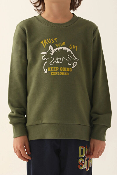 Rolypoly Trust Your Gut Green Boys Tracksuit Set