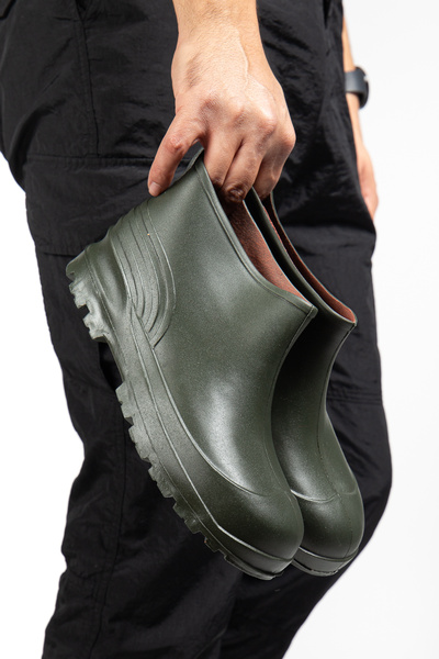 e&e %100 Su Geçirmez Pvc Taban 12 Cm Kısa Çizme Köy Çiftçi Çoban İşçi Bahçe A...