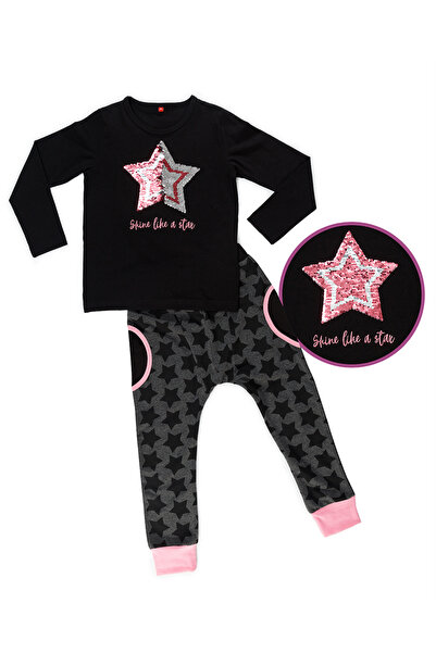 MSHB&G Változó flitteres lány póló nadrág szett