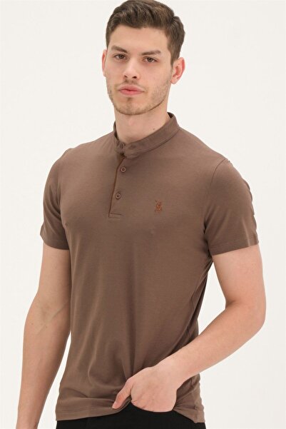 Dewberry T8560 T-Shirt - Light Brown
