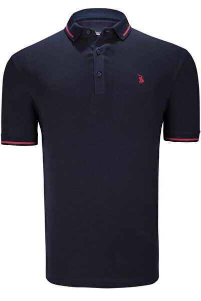 Dewberry Erkek Polo Yaka T-Shirt Pamuklu Basic Günlük Spor Şık Rahat Model