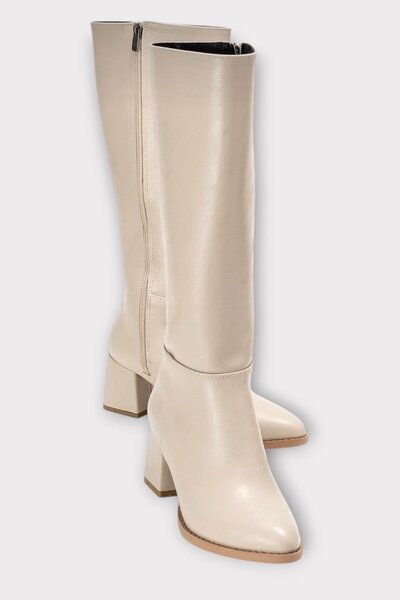 Liger Жіночі чоботи на підборах BEJ