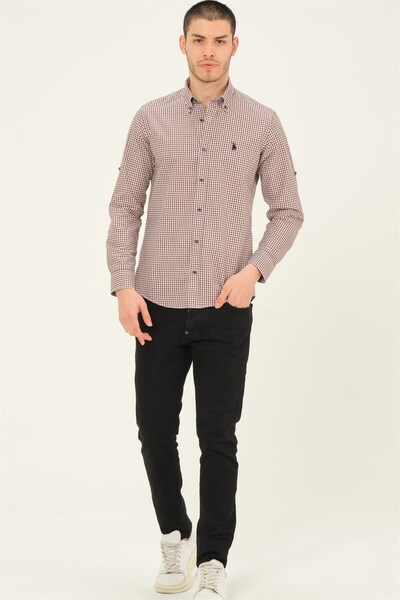 Dewberry G752 Men's Shirt-Brown