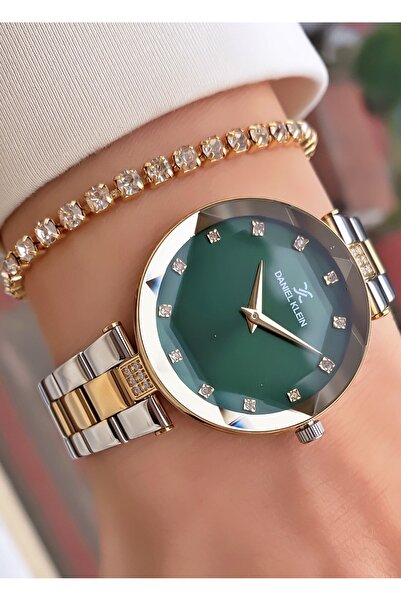 Daniel Klein Marka Altın Renk 2 Yıl Garantili Kadın Kol Saati - Bileklik Hediyeli