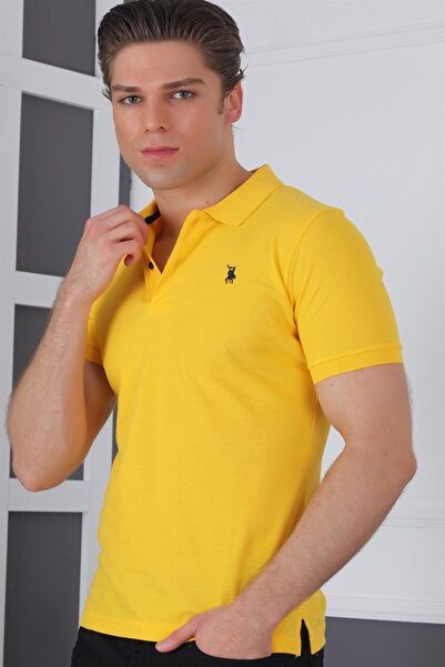 Dewberry T8561 Men's T-Shirt-Yellow