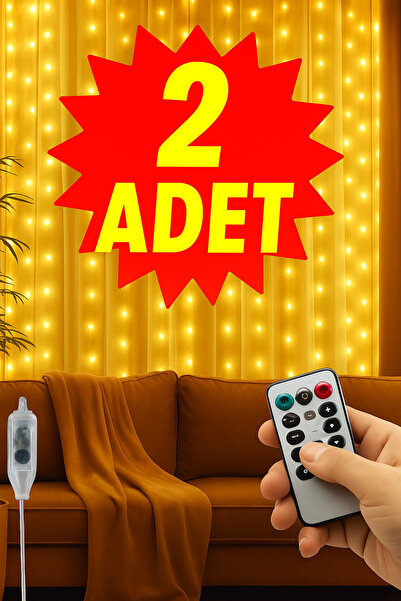 Ozsport Perde Süsleme Ledi Perde Peri Led 3m X 3m 300 Adet Led Işıklandırma S...